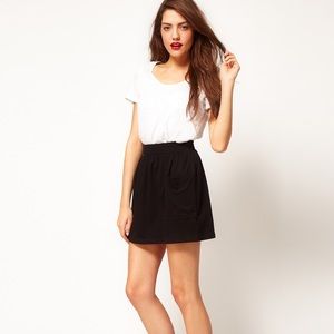 American apparel black skirt